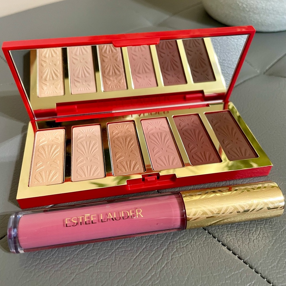 Estee Lauder Limited Edition Trick of The Eyes Eyeshadow Palette + Lip Gloss Set